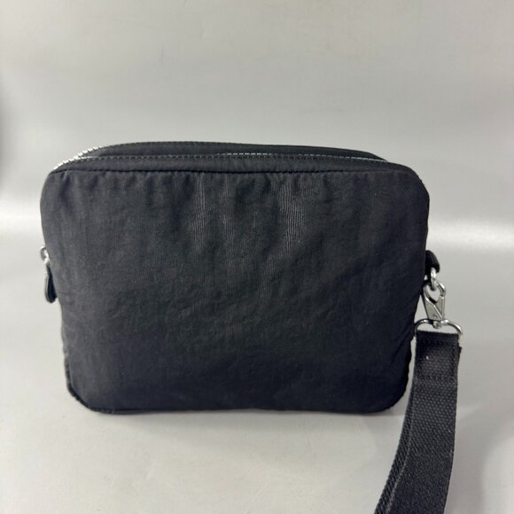 NWOT Kipling Black Nylon Double Zippered-Pockets Toiletory Organizer - Picture 5 of 12
